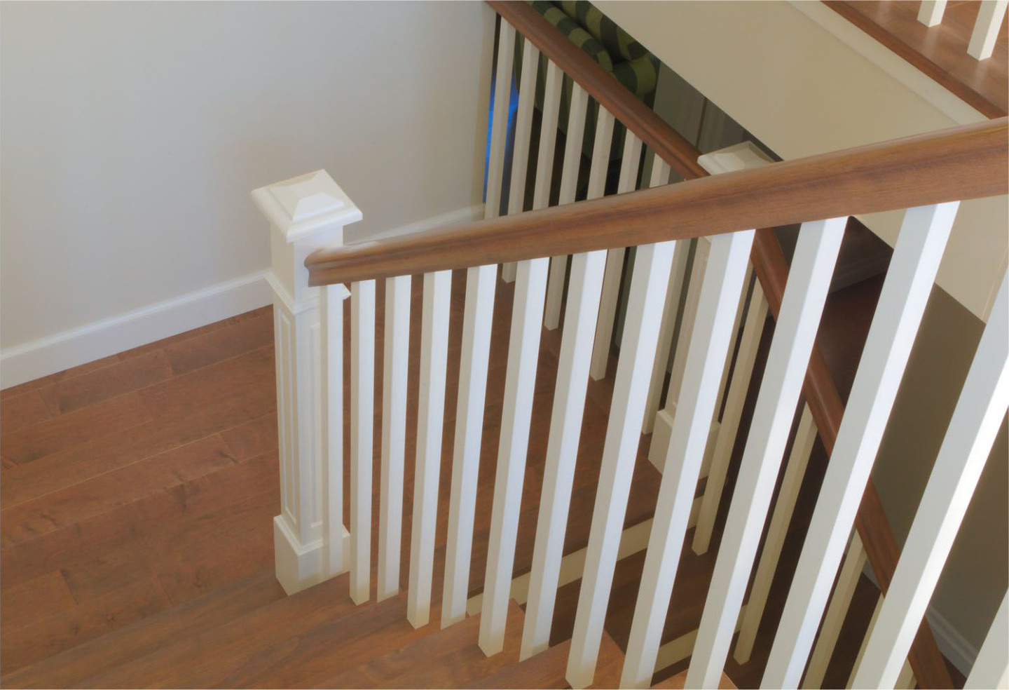 Very different staircase. Good solution for a steep set of stairs.